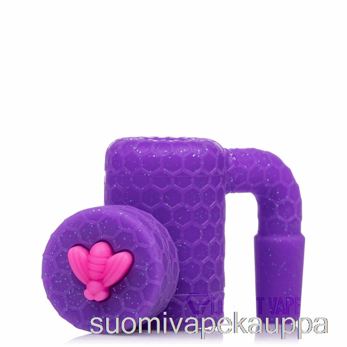 Vape Nesteet Stratus Mehiläinen Silikonivaha Reclaimer Kiiltävä Orkidea (glitter Violetti / Pinkki)